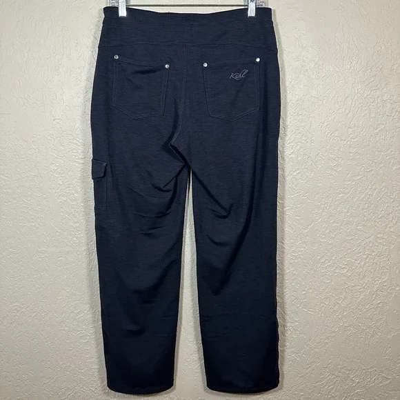 Kuhl Mova Pant S Womens 6 Navy Blue Stretch Athletic Pull On Hiking EUC Feminine - Picture 4 of 11
